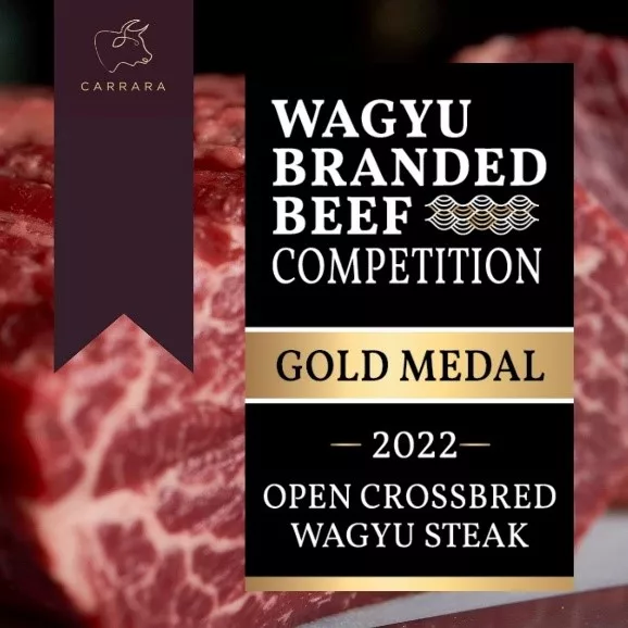 Wagyu branded beef gold medal